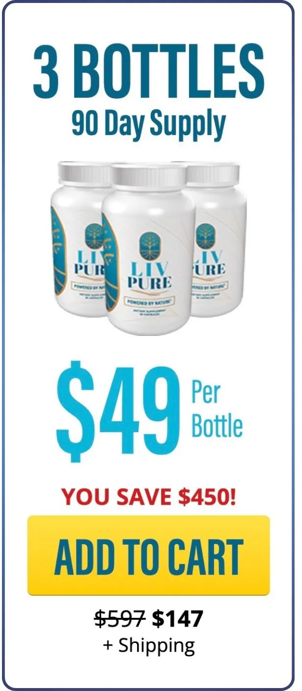 Liv Pure 3 bottles - 90 day supply